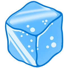 정육면체 얼음조각