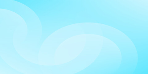 Minimalist banner background, pastel colorful, Light Blue gradations. Circle effect style geometric, abstract background eps10