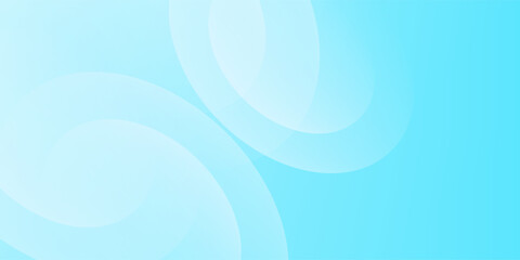 Minimalist banner background, pastel colorful, Light Blue gradations. Circle effect style geometric, abstract background eps10