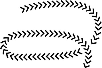 Wavy Curved Arrows Set – Hand Drawn Style Illustration