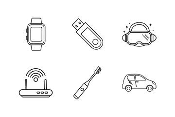 set of icons for web