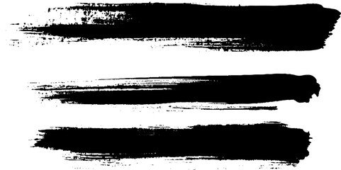 Grunge Paint Roller.  Vector brush Stroke . Distressed banner. 