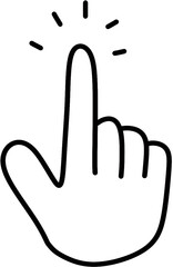 Obraz premium vector hand icon