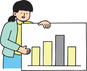  Stressed Office Worker, Pile of Paperwork, Angry Phone Call, Deadline Pressure, Flat Cartoon Illustration