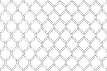 Naklejka premium Abstract geometric pattern of interlocking shapes. 