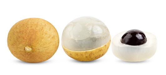 Longan  isolated on transparent png (Image from camera)