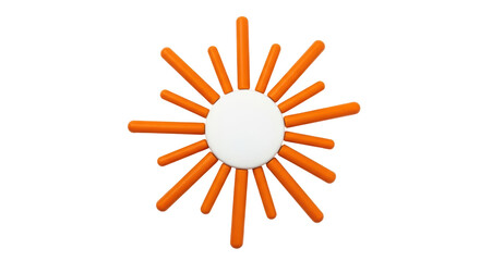 Isolated Sunburst