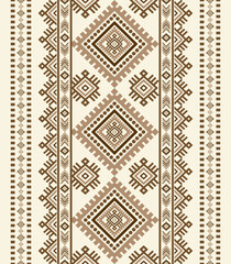Southwest Native seamless pattern ethnic tribal Aztec geometric Navajo Native American fabric colorful design vector for textile print
