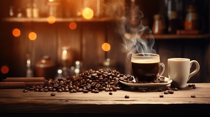 cappuccino coffee banner