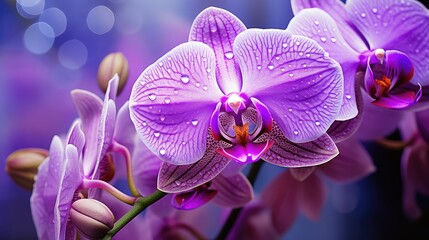 close purple flower background