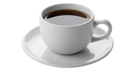 Isolated Cup of Coffee