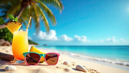 cocktail on the beach