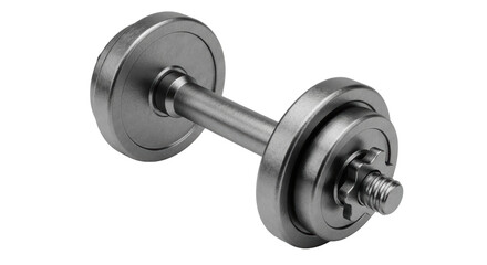 Naklejka premium Isolated Metal Dumbbell