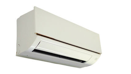air conditioner on transparent background.