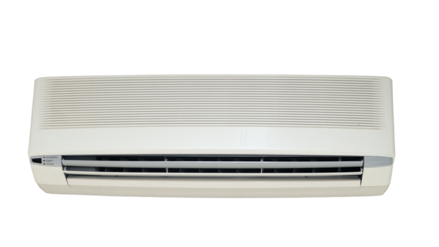 air conditioner on transparent background.
