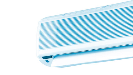 air conditioner on transparent background.