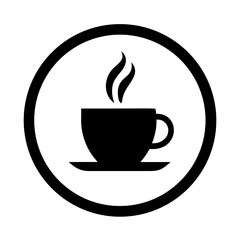 Obraz premium Cup coffe icon. Vector illustration