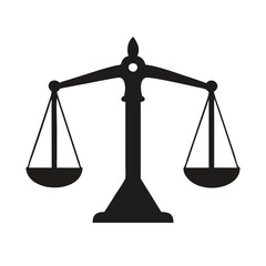 Scales icon. Stock vector