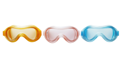 Variety of swimming goggles for all ages.