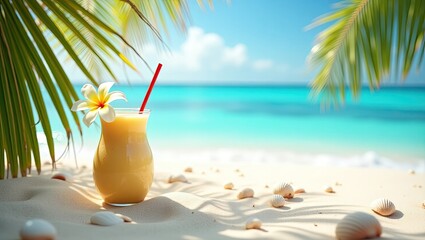 cocktail on the beach