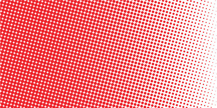 abstract simple big to small red dot pattern can be used background vector modern