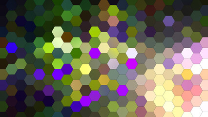 4K abstract geometric background with a hexagonal mosaic pattern.
