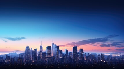 Fototapeta premium silhouette background image blue