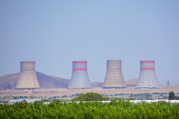 Nuclear power plant. Plant for growing electricity