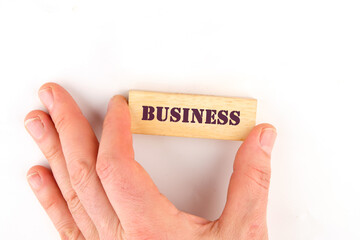 The BUSINESS concept phrase, business creative motivation concept