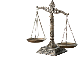  scales-of-justice---isolated on white background png, ai generated