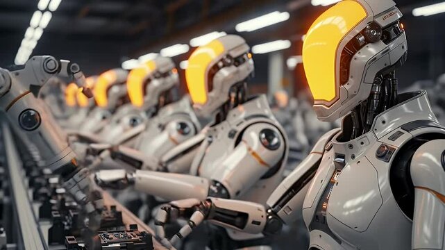 産業の進化を象徴するヒューマノイドロボット