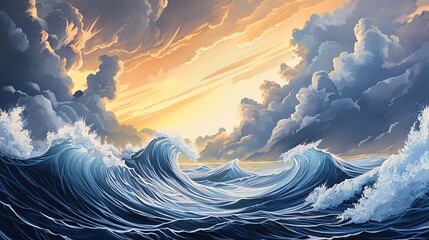 rough seas