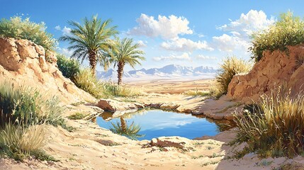 desert oasis