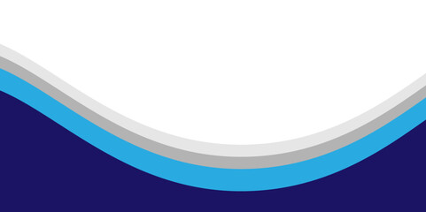 Abstract Gradient Wave Background with Light Geometric Pattern – Minimal Design. Modern blue,  gradient banner background. Graphic design banner pattern background template with dynamic wave shapes. 