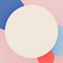 3D背景素材_丸_カラフル