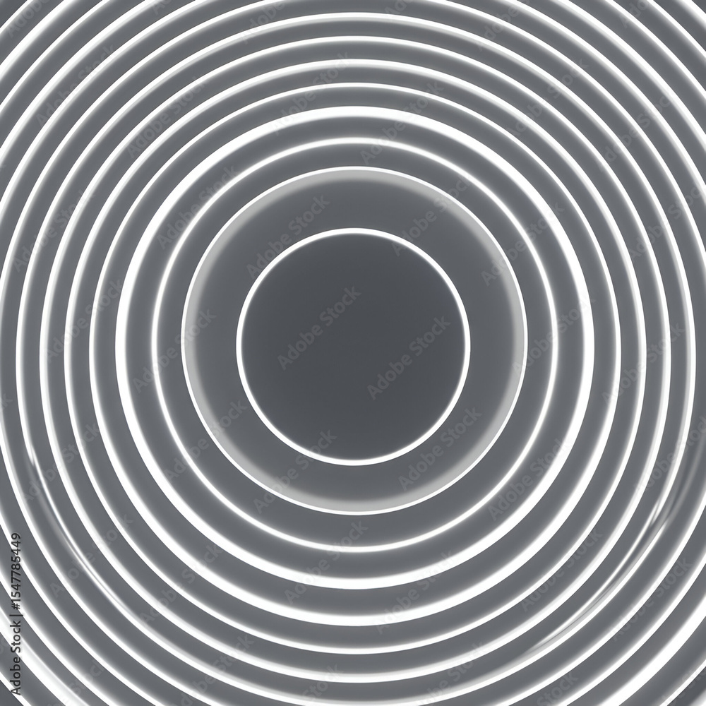 Aufkleber abstract concentric circles in a grayscale color scheme. concentric circles create depth and perspec