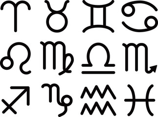 十二星座アイコン