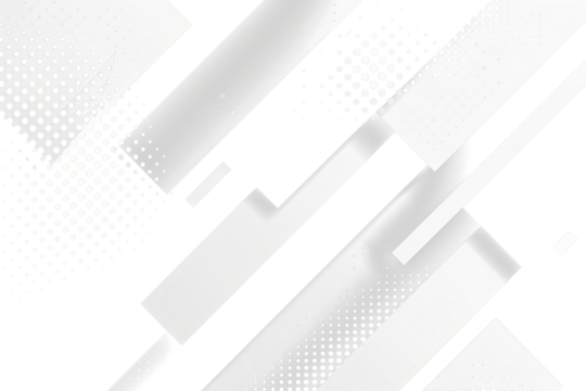 abstract white geometric background isolated on white or transparent png - Powered by Adobe