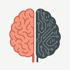 technology that discusses digital networks and future technology connectivity. vectors and silhouettes