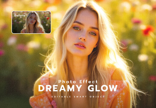 Dreamy Glow Photo Effect