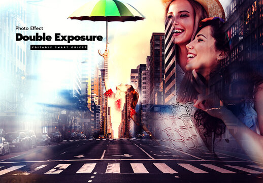 Double Exposure Photo Effect