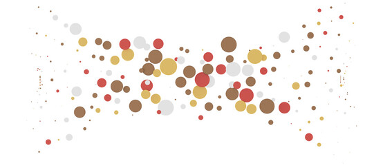 Confetti, paper triangle on the floor, fancy, colorful, celebration party