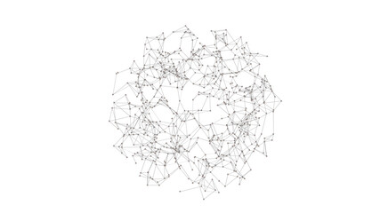 Big data visualization background.Abstract technology