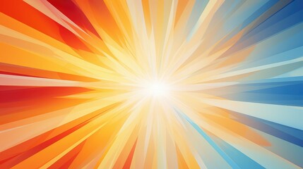 Obraz premium vibrant sun graphic