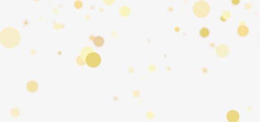 Abstract background with soft, glowing golden bokeh circles. Perfect for festive designs.