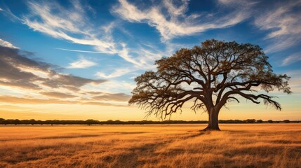 Fototapeta premium photograph texas tree