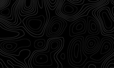 Abstract topographic map background concept. Topo contour map. Rendering abstract illustration. .Imitation of a geographical map .