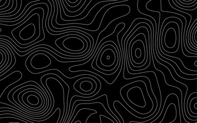 Abstract topographic map background concept. Topo contour map. Rendering abstract illustration. .Imitation of a geographical map .