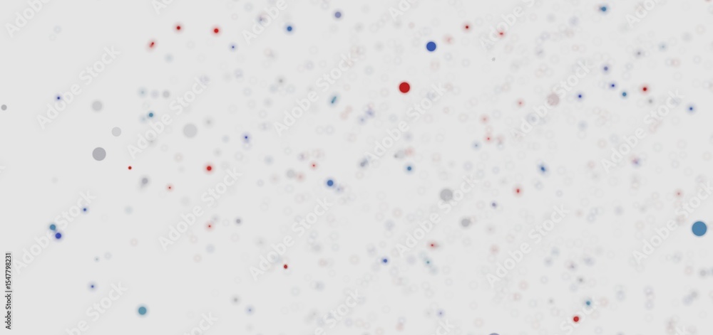 Poster Abstract background image featuring small, colorful dots scattered on a white background. Ideal for presentations or websites.