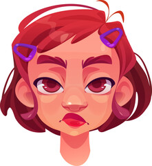 Girl Disgust Expression